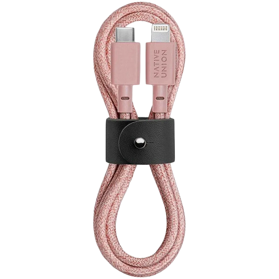 photo 1 - NATIVE UNION USB-C to Lightning Cable, Rose, 1.2m