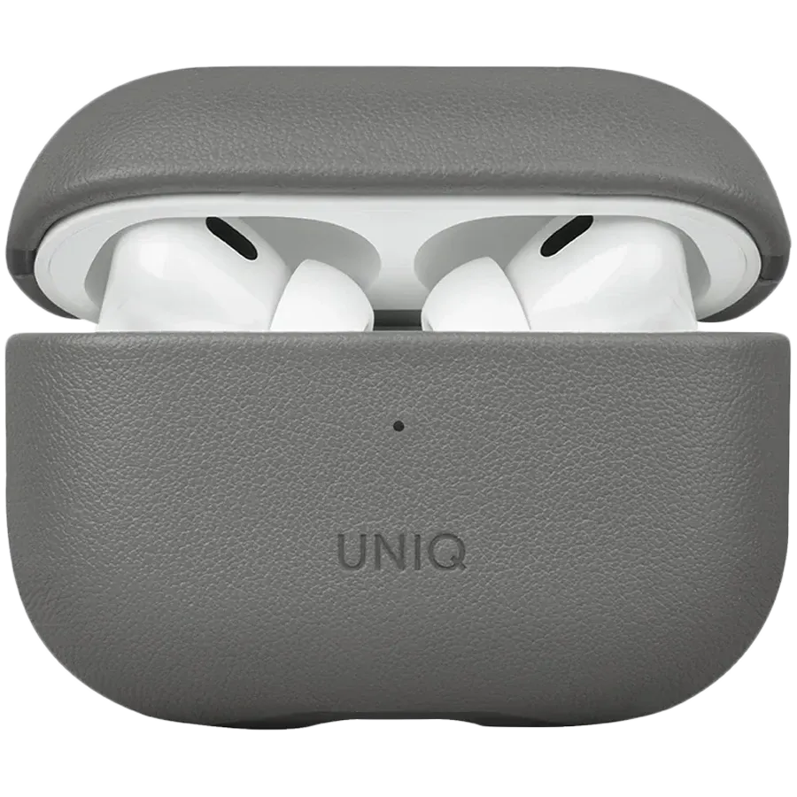 photo - UNIQ Чехол Lyden DS Leatherette  Rhino Grey/Black для AirPods Pro (Gen. 2)