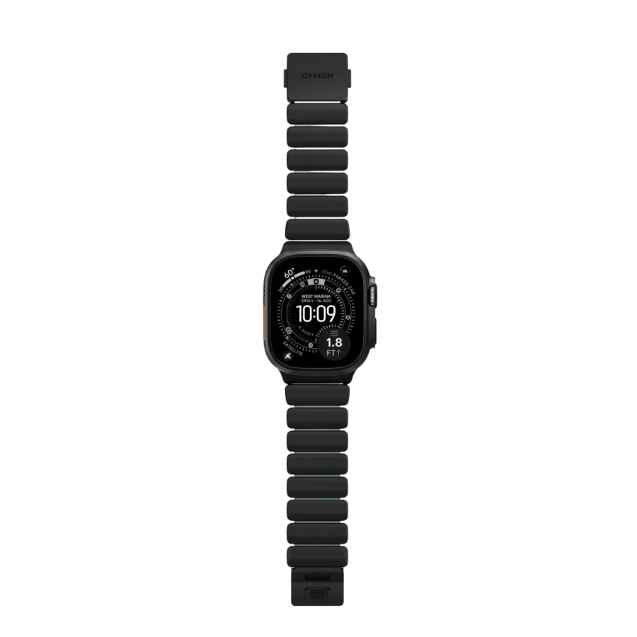 photo 7 - NOMAD for Apple Watch 44/45/46/49 mm, Black/Icy Blue Glow