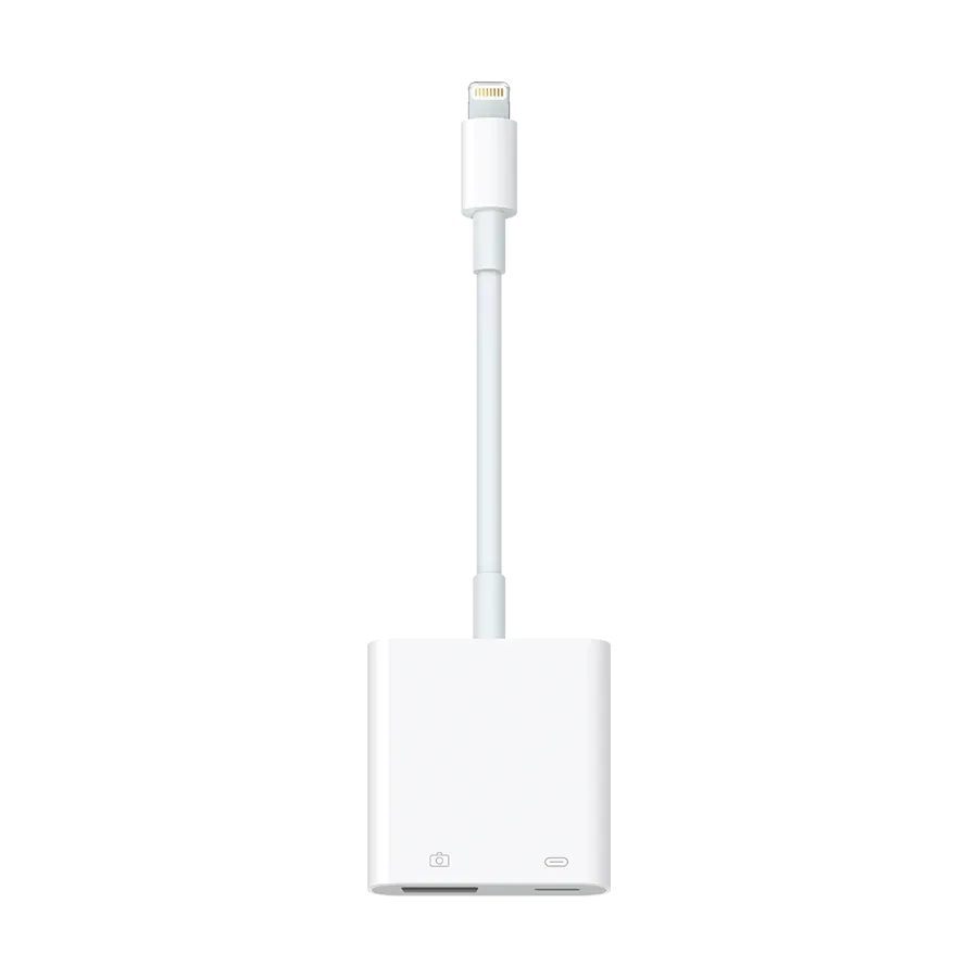 photo - Apple Lightning to USB 3.0 Camera Adapter, White