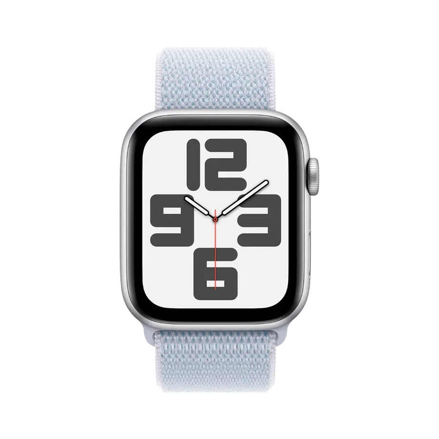 photo 2 - Apple Watch SE GPS Gen.2 (2024),  Blue Cloud Sport Loop, 40մմ, Արծաթագույն
