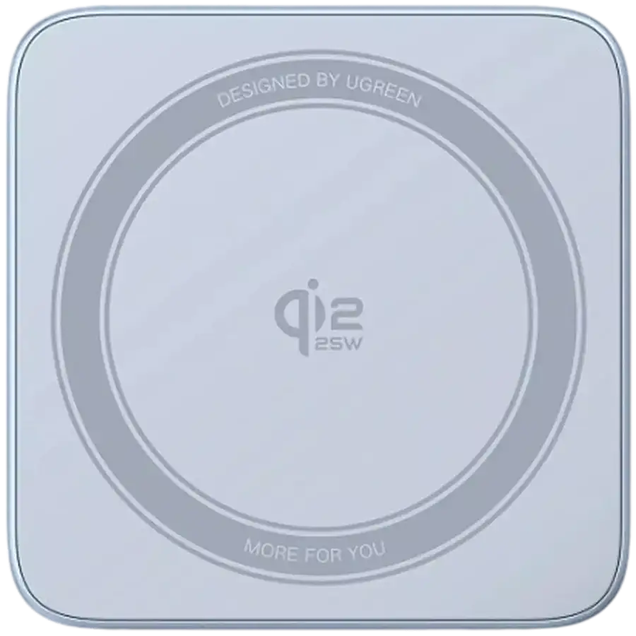 Беспроводное зарядное устройство UGREEN, USB-C, 25 Вт, Серебристый – photo 2