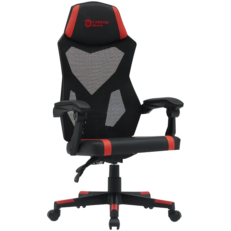 photo 2 - CANYON Эргономическое игровое кресло Flow MCH01 Чёрный/Красный