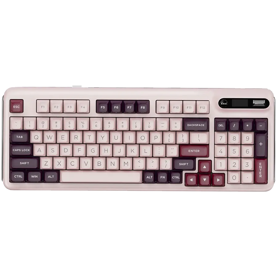photo - Клавиатура беспроводная KZZI Z98 Wireless Keyboard Nezuko Purple