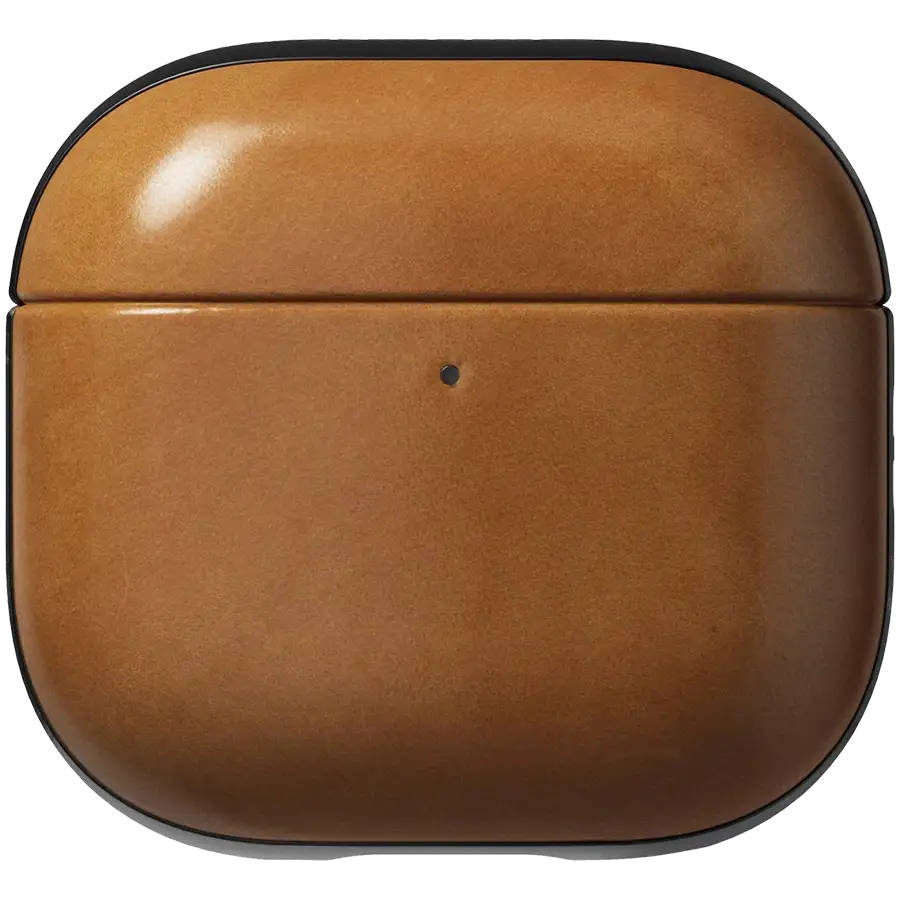 NOMAD Case Modern Leather Case თან MagSafe Tan for AirPods (Gen4) – photo 2