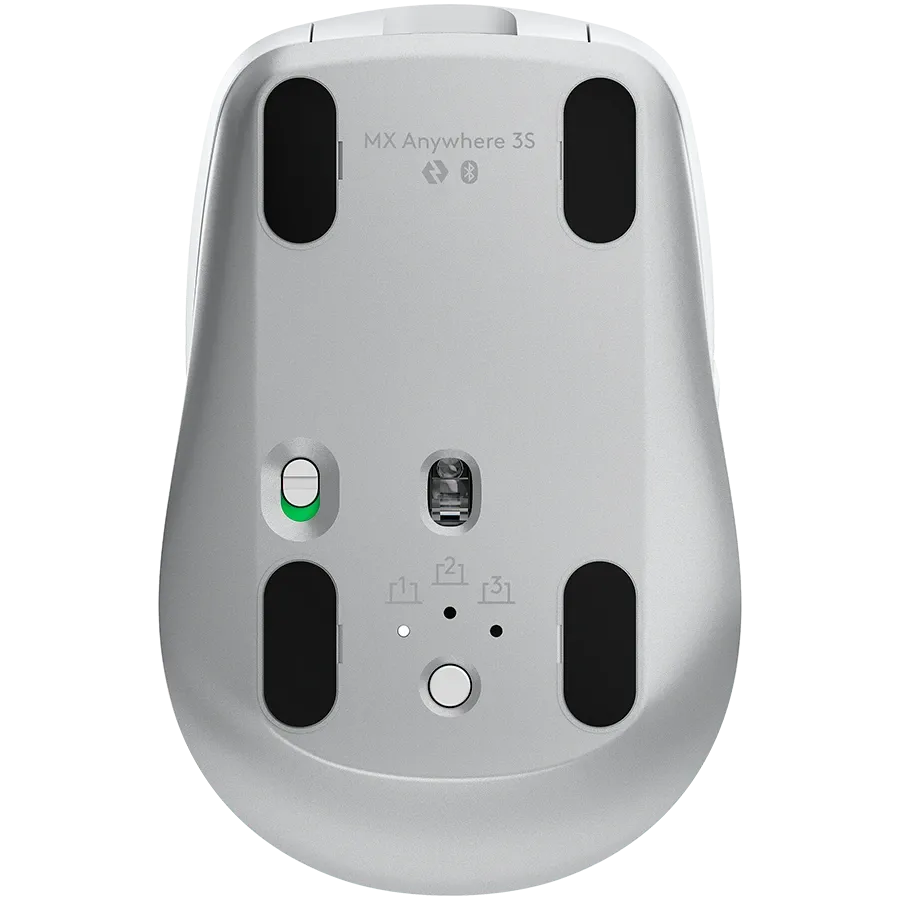 photo 6 - Миша бездротова LOGITECH MX Anywhere 3S Bluetooth Mouse Pale Grey (L910-006959)