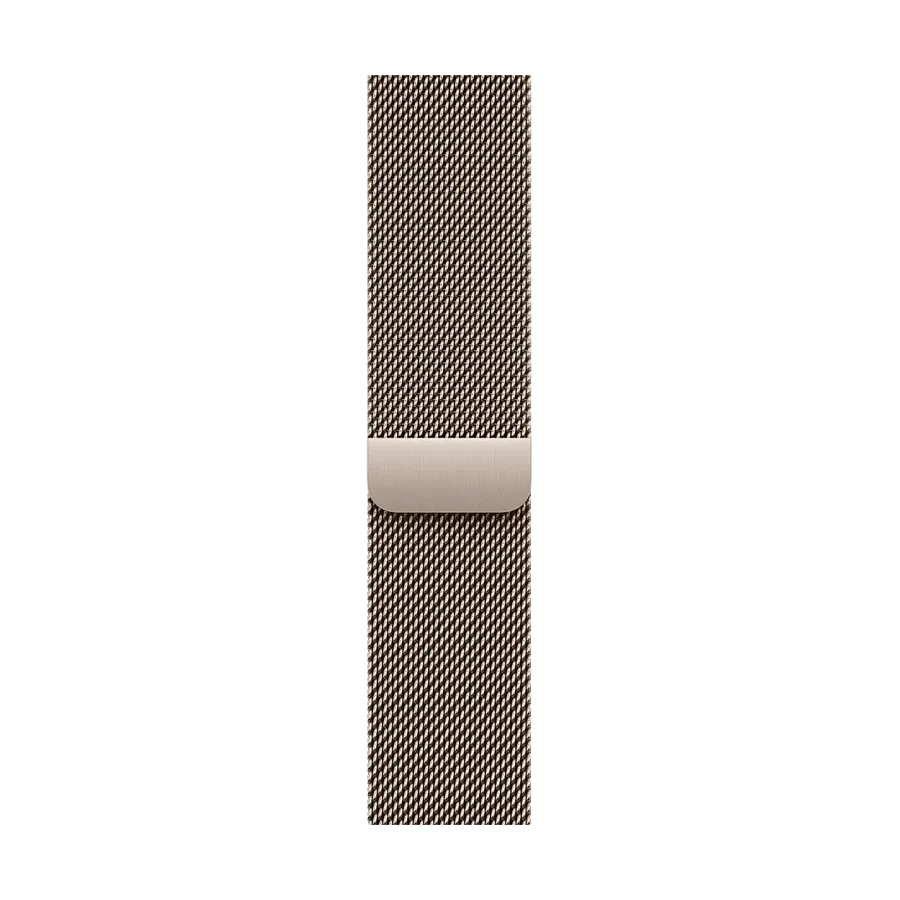 photo 1 - Apple 46mm Milanese Loop Band for Apple Watch 44/46 mm, Size S/M, Natural