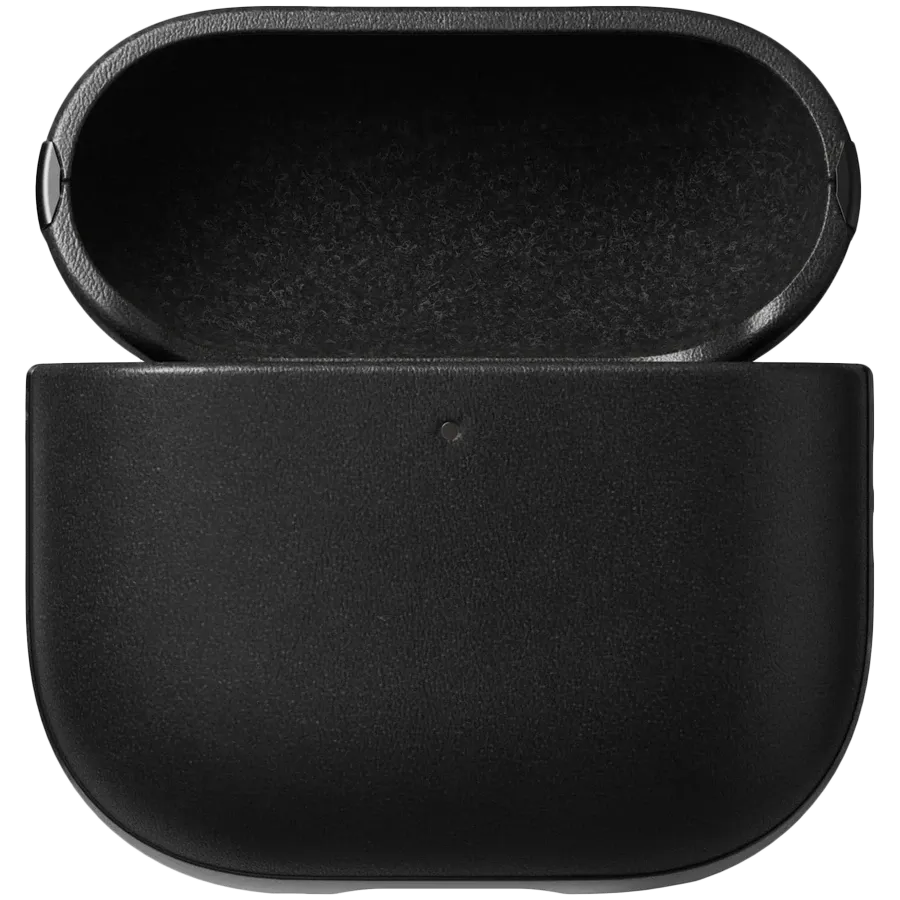 photo 2 - NOMAD Case Modern Leather Case with MagSafe Black for AirPods (Gen4)