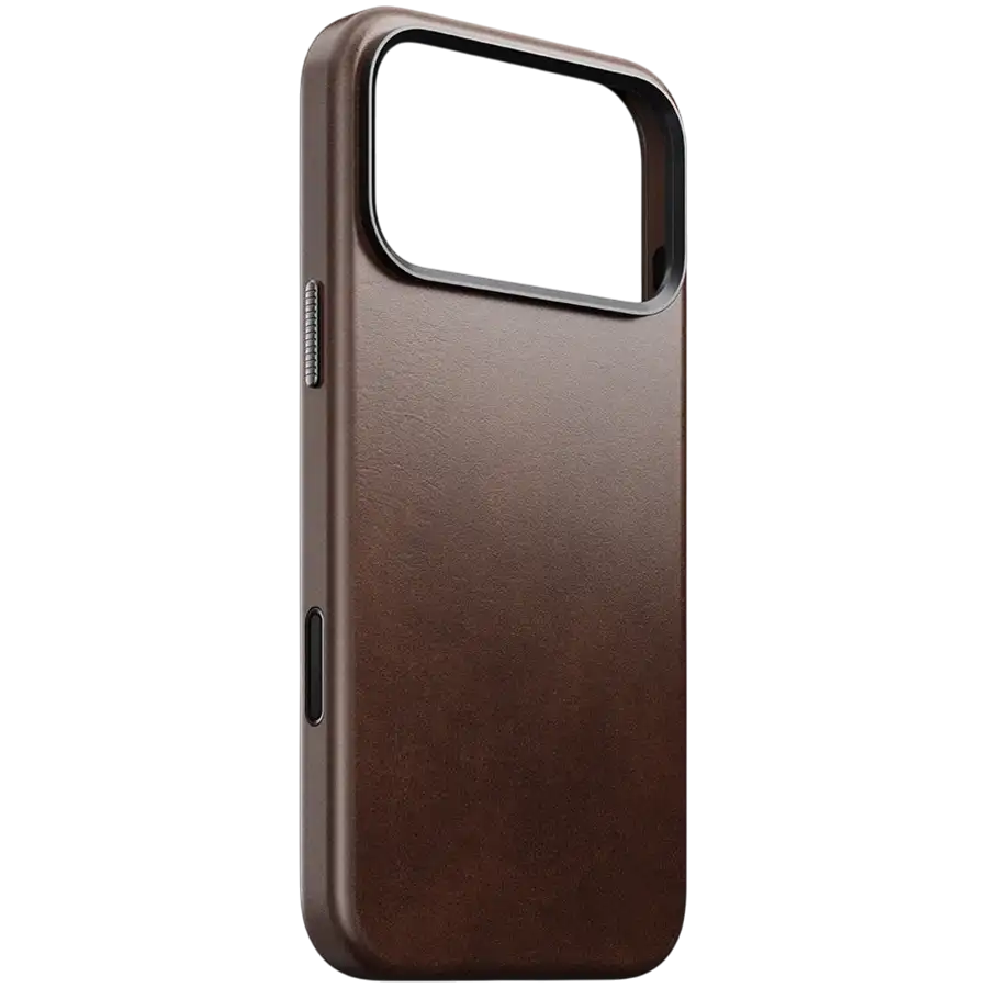NOMAD Чехол Traditional Leather Case Horween с MagSafe Rustic Brown для iPhone 17 Pro – photo 2