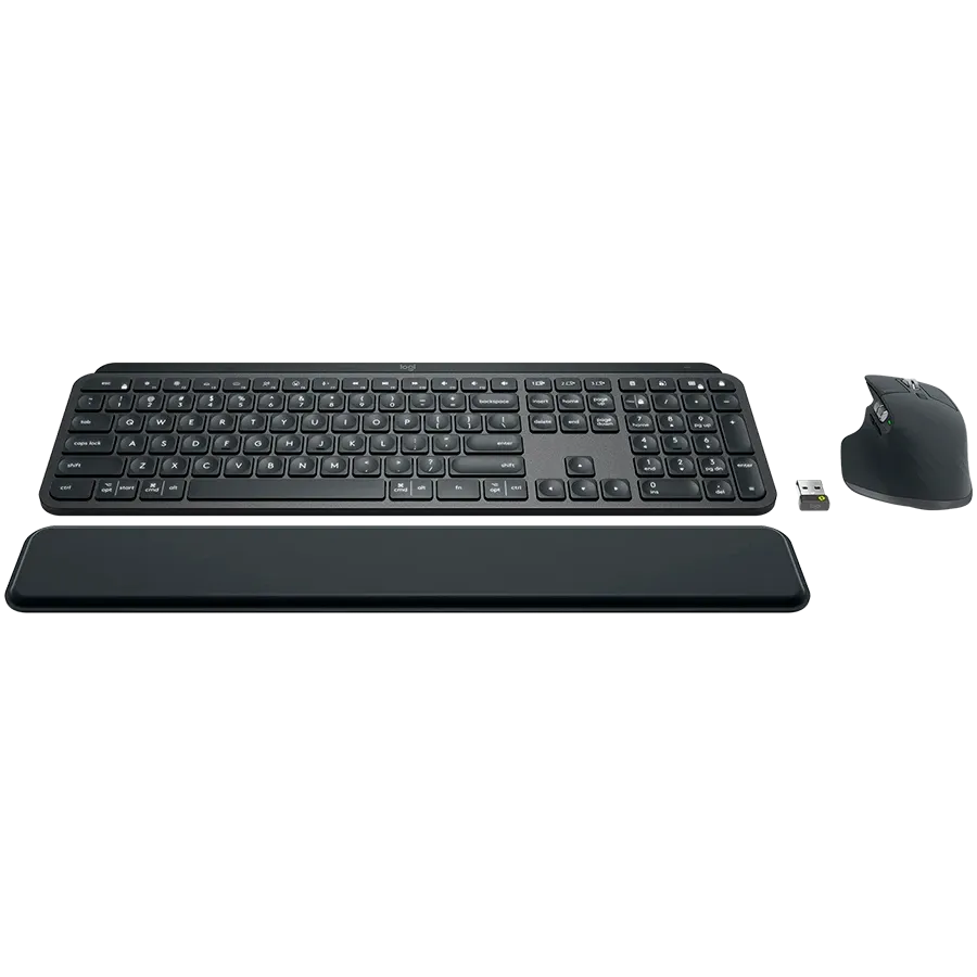 photo 2 - Комплект клавіатура + миша LOGITECH MX Keys for Business Graphite (L920-010933)