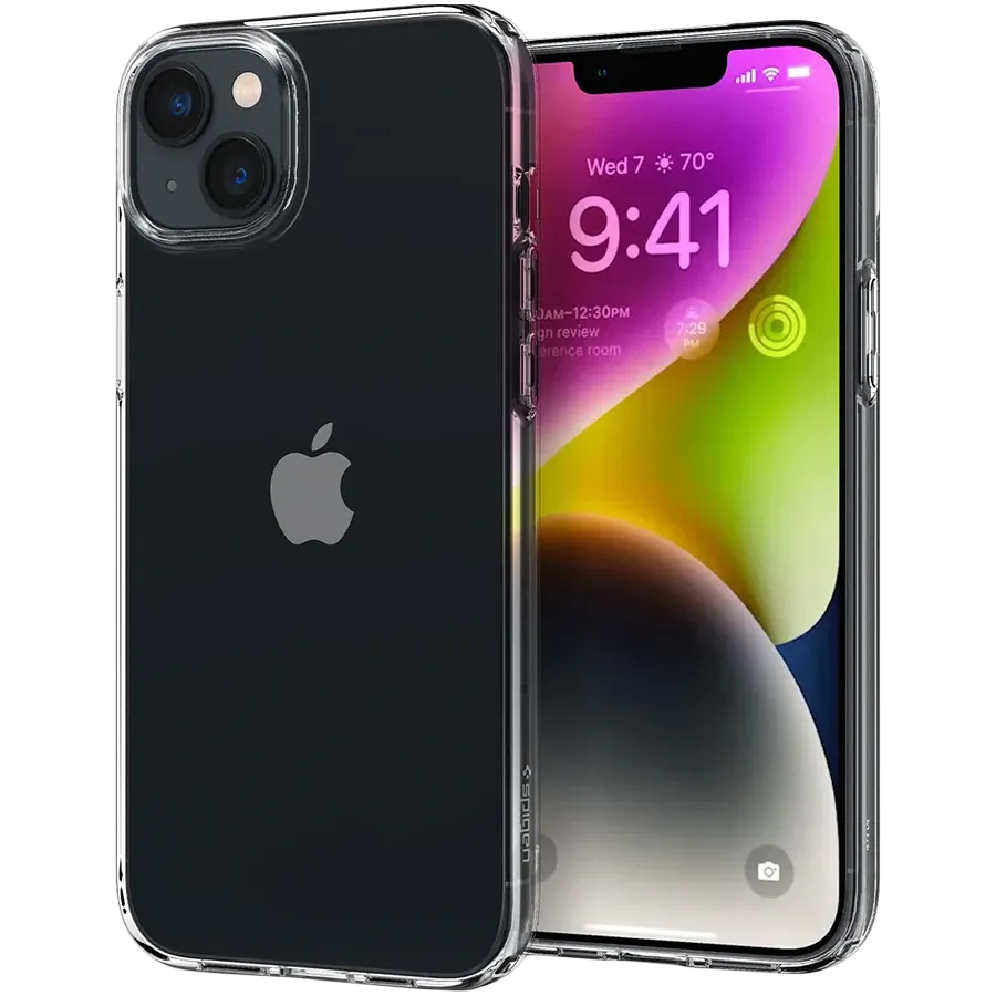 photo 3 - Чехол SPIGEN для Apple iPhone 14 Plus Crystal Flex, Crystal Clear (ACS04650)