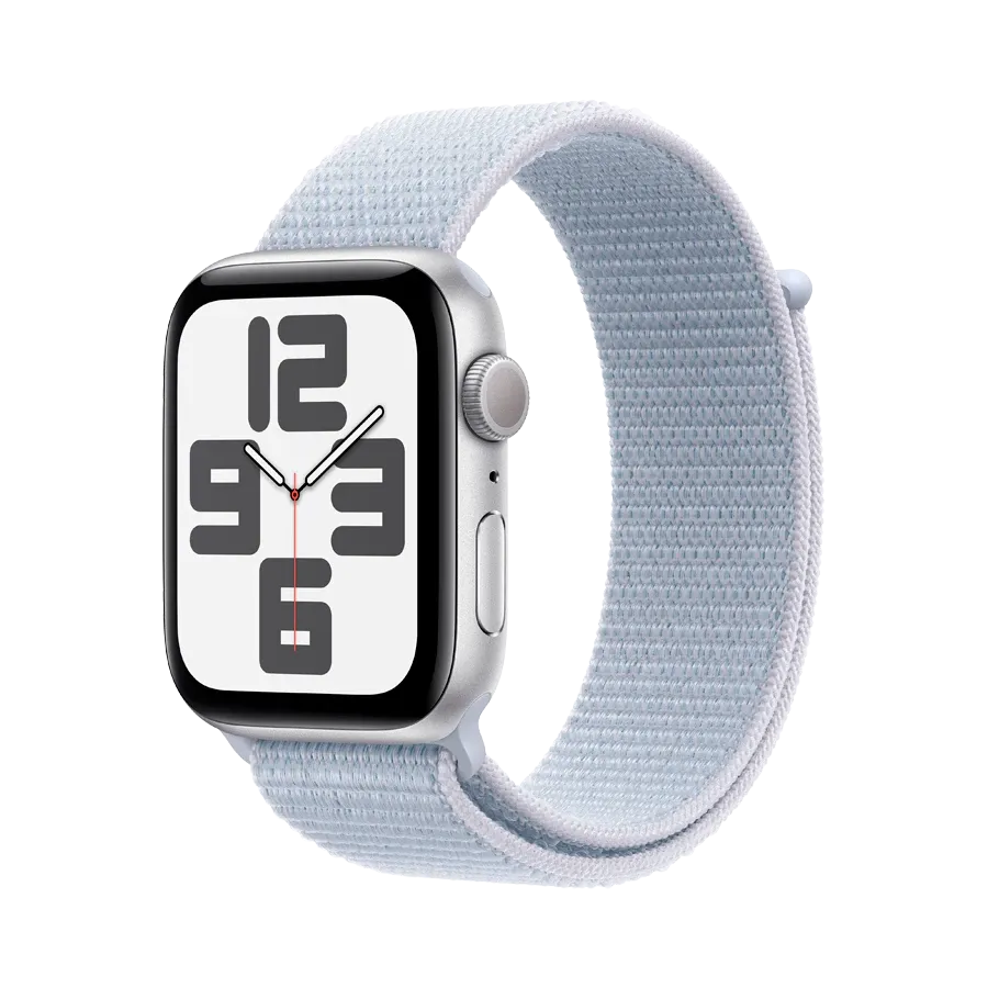 photo 1 - Apple Watch SE GPS Gen.2 (2024), 44mm, Sport Loop "Blue Cloud", Silver