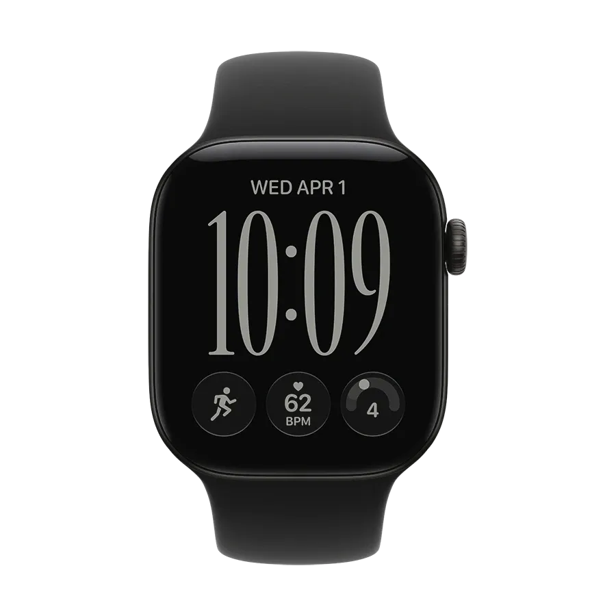 Apple 42mm Sport Band - S/M & M/L Band Extension for Apple Watch 38/40/41/42 mm, Size M/L, Чорний – photo 3
