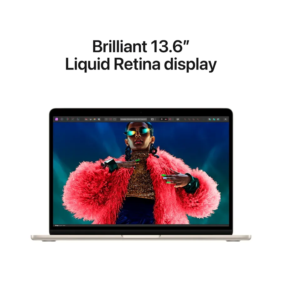 photo 5 - MacBook Air 13.6" M3 (8C CPU/10C GPU), 24 ГБ, 512 ГБ, Starlight