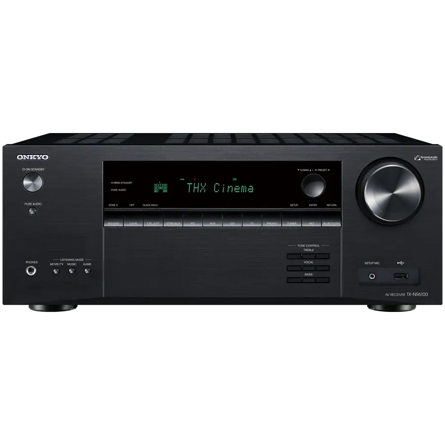 photo 1 - Onkyo TX-NR6100 7.2 арналы AV-ресивер THX Certified, қара