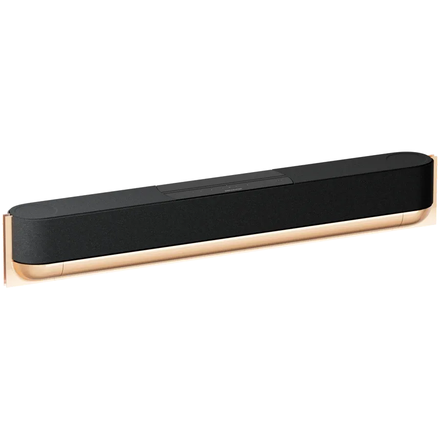 Beosound Theatre Dolby Atmos Soundbar Gold Tone/Grey Melange – photo