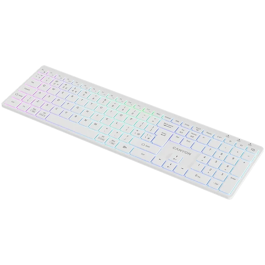 photo 4 - CANYON HKB-W11 Клавиатура, Белый