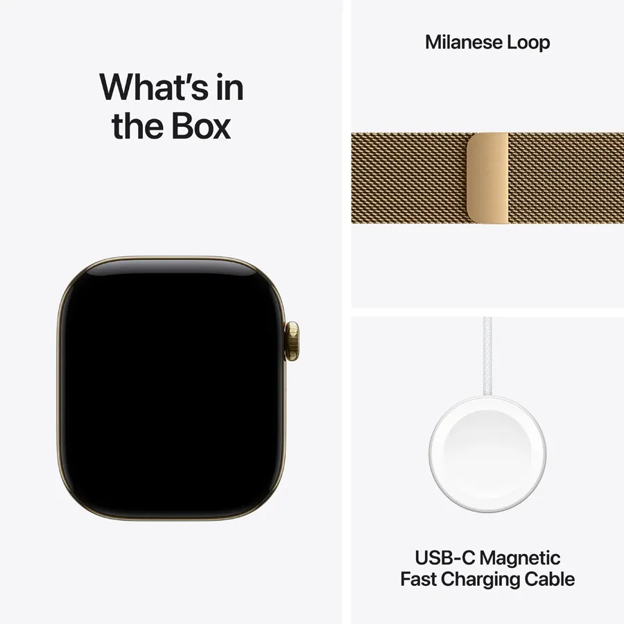 Apple Watch Series 12 GPS + Cellular, Burgundy Sport Band, M/L, 46мм, Radiant Gold – photo 7