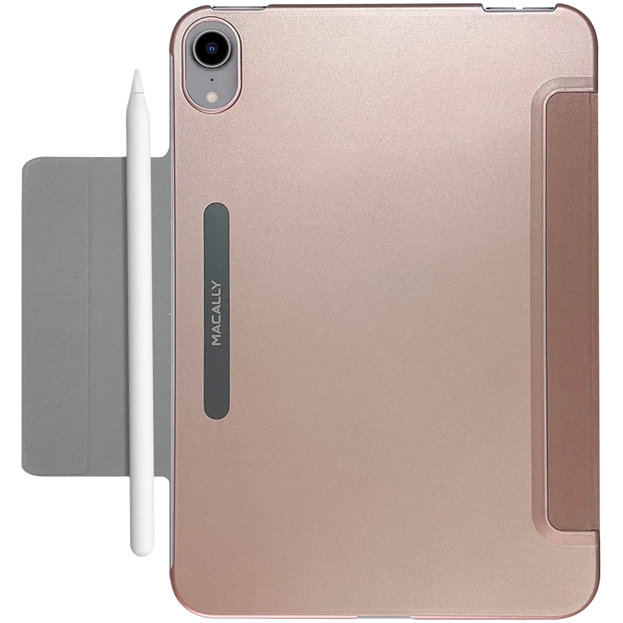 photo 4 - Обложка Smart Folio MACALLY Bookstand Розовая для iPad mini (6-го поколения)