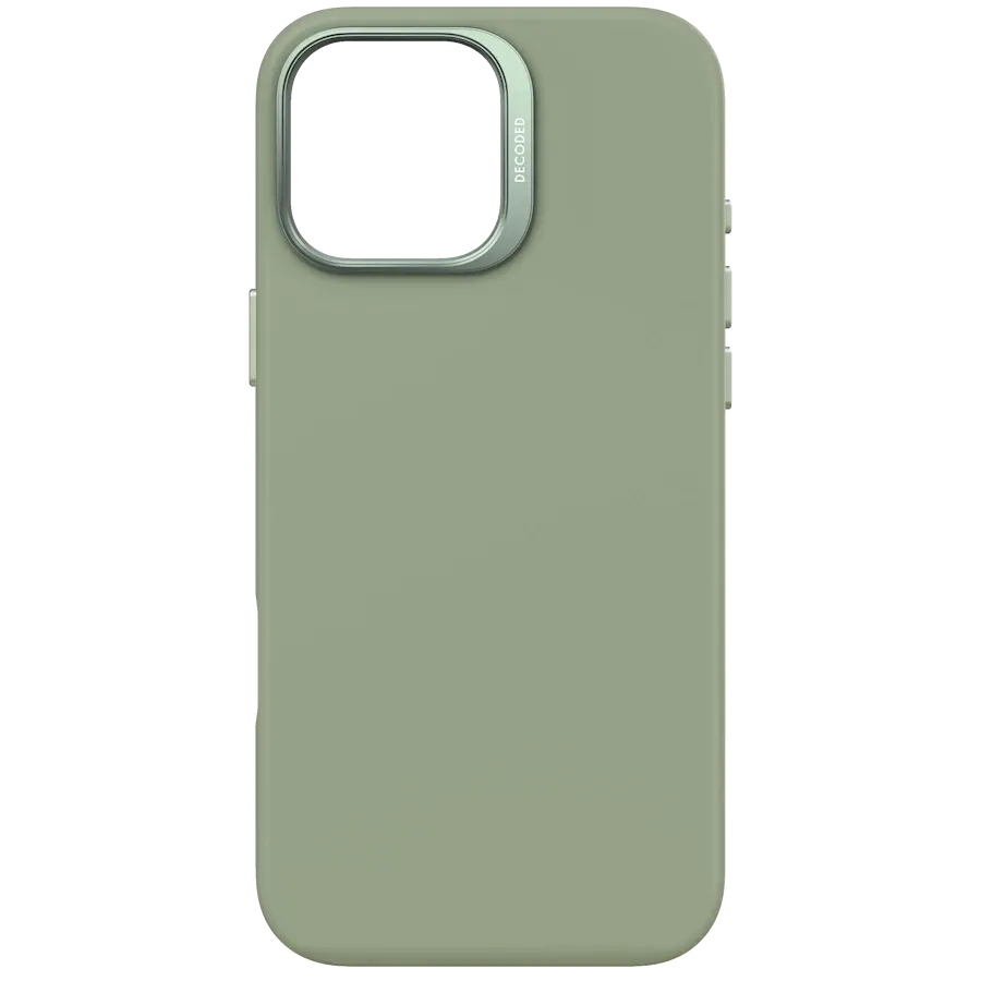 photo - DECODED Case Silicone Case  Jade Green for iPhone 16 Pro Max