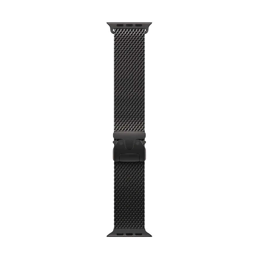 photo 1 - Ремешок Apple Milanese Loop для Apple Watch, 44/45/46/49 mm, M, Чёрный