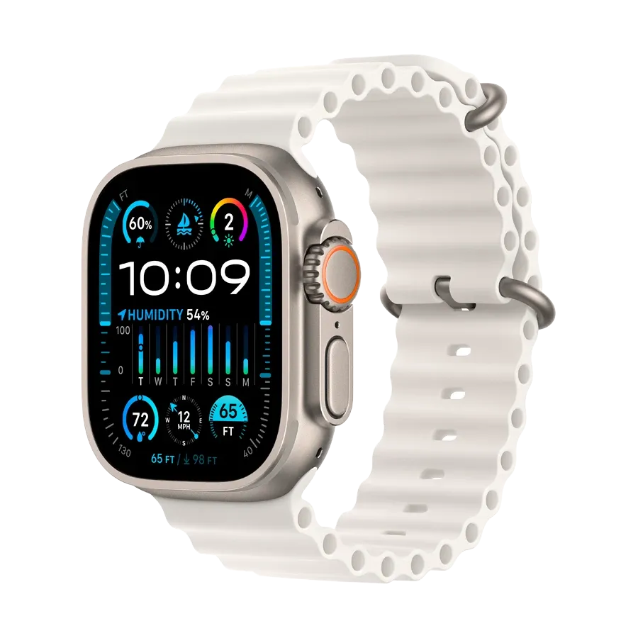 photo 1 - Apple Watch Ultra Series 2 GPS + Cellular,  Ремешок White Ocean, 49мм, Natural