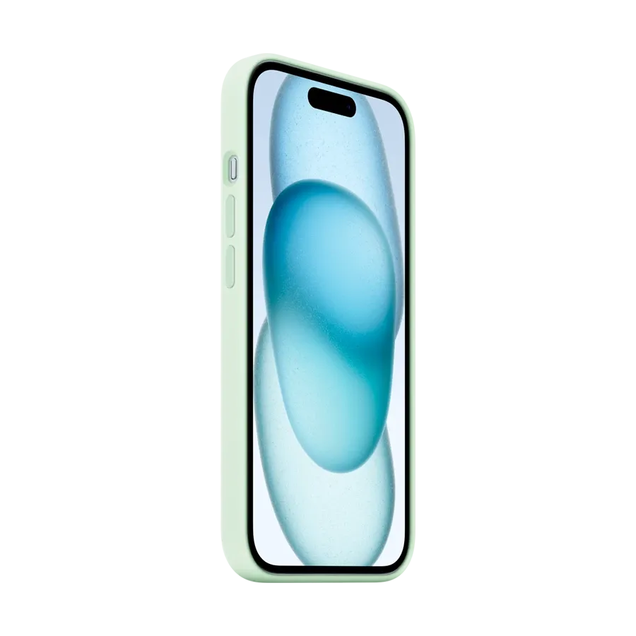 photo 2 - Apple Case Silicone Case with MagSafe Soft Mint for iPhone 15
