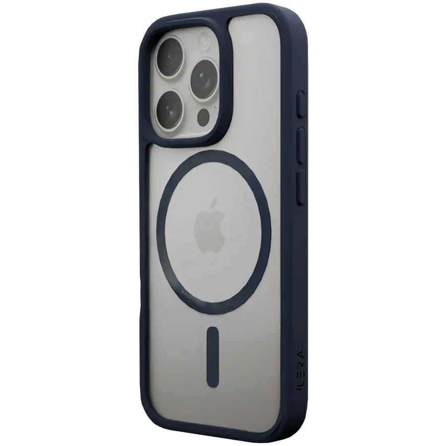 photo - iLera Case ColorAnt Clear with MagSafe Blue for iPhone 16 Pro