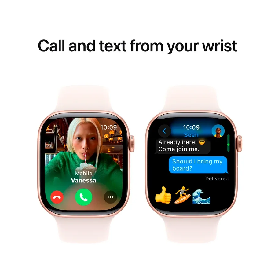 photo 7 - Apple Watch Series 10 GPS,  Light Blush Sport Band, M/L, 46mm, Rose Gold