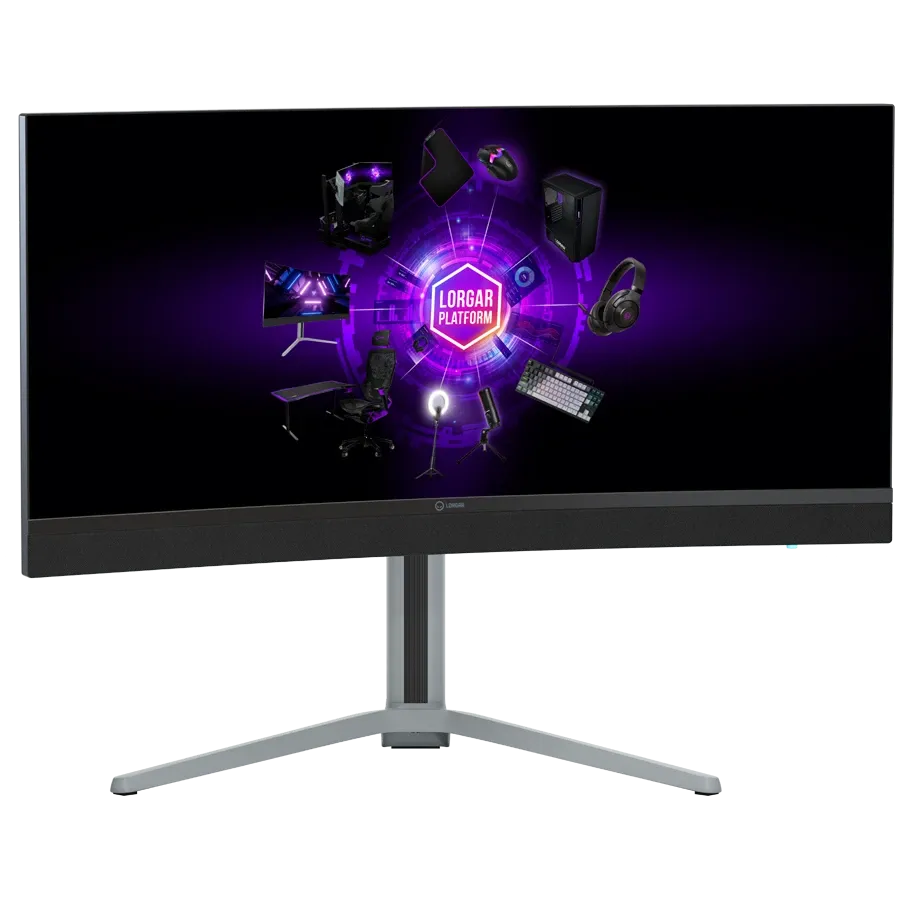ЖКИ-монитор LORGAR(34", 3440x1440, VA, 4 000 : 1, 1 000 000 : 1(DCR), 178/178, 1мс, DisplayPort/HDMI 2.1/USB (A)/USB (B)/USB (C)/Наушники, MM) Молочно-серый/черный – photo 4