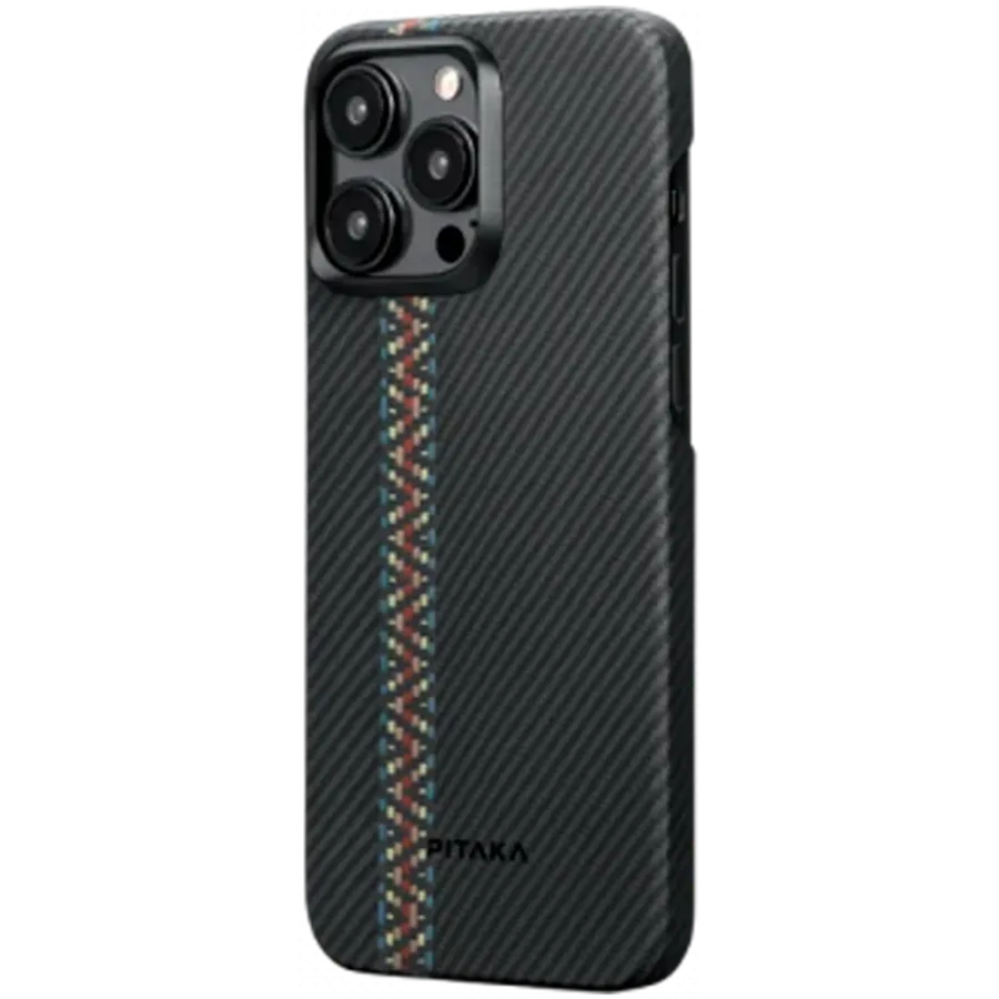 photo 2 - PITAKA Պատյան Fusion Weaving MagEZ Case 4 հետ MagSafe Rhapsody for iPhone 15 Pro