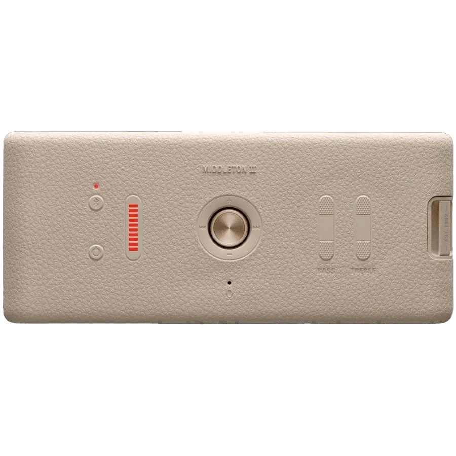 photo 3 - MARSHALL Middleton II Портативная колонка, Кремовый