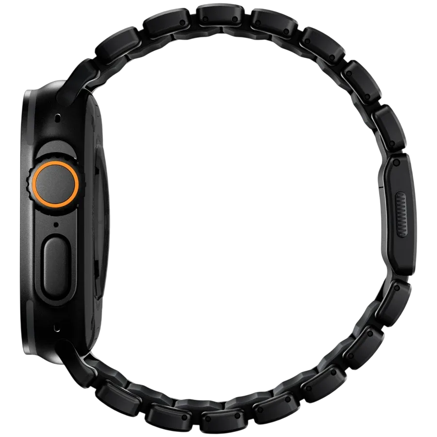 photo 2 - NOMAD Band Extension Stratos Band Black Hardware/Black за Apple Watch 44 mmApple Watch 45 mmApple Watch 46 mmApple Watch 49 mm 46/49 mm