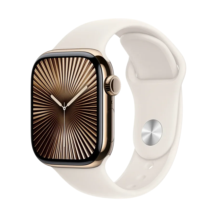 photo 2 - Apple 42mm Sport Band - S/M & M/L Удлинитель ремешка  for Apple Watch 38/42 mm, Size S/M, Starlight