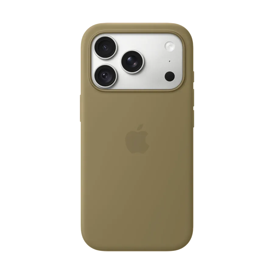 Apple Պատյան Silicone Case հետ MagSafe Ձիթապտղի գույն for iPhone 18 Pro – photo