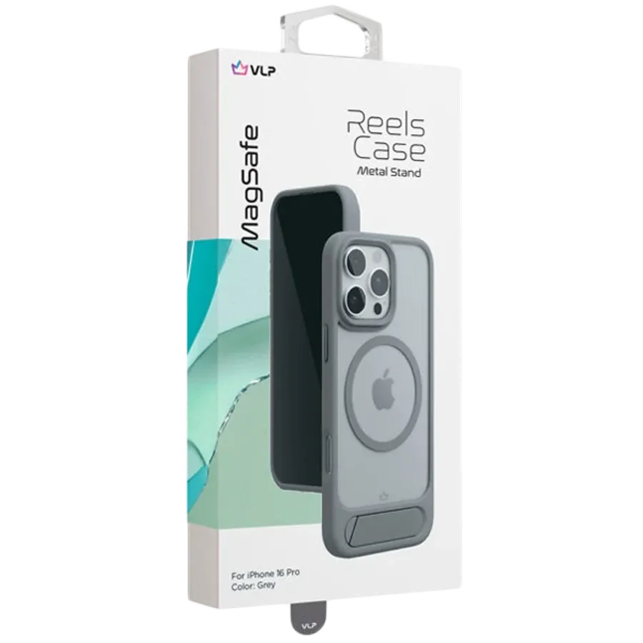 photo 3 - VLP Case Reels with MagSafe Gray for iPhone 16 Pro