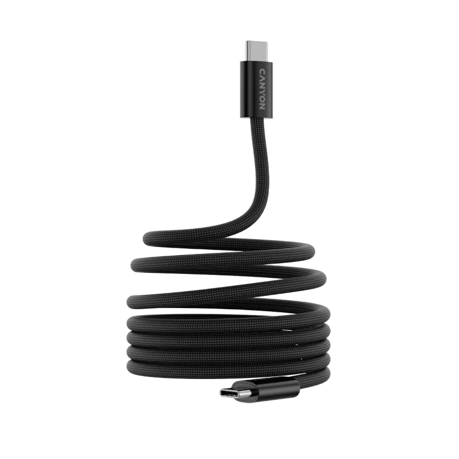 photo 2 - Cable CANYON OnWire 60MG USB-C to USB-C, 1m, Black