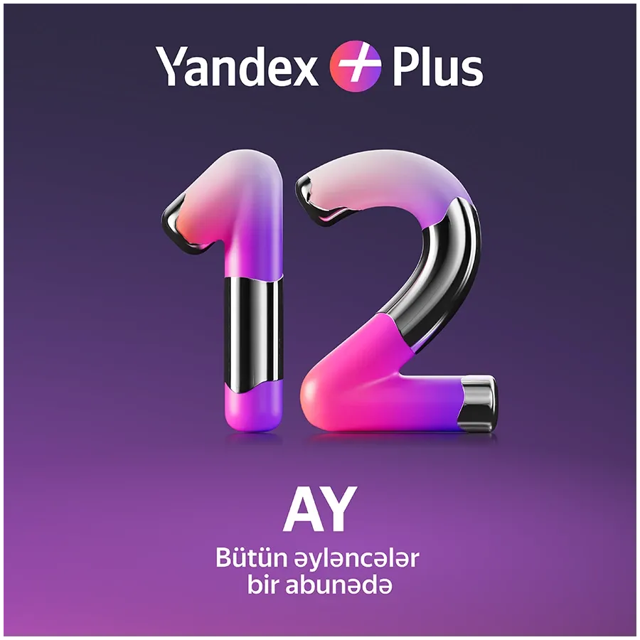 12 aylıq Yandex Plus abunəliyi – photo 1