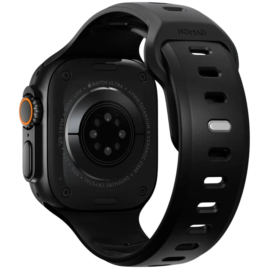 photo 2 - Ремешок NOMAD Tempo Band для Apple Watch 42/44/45/46/49 mm, Чёрный
