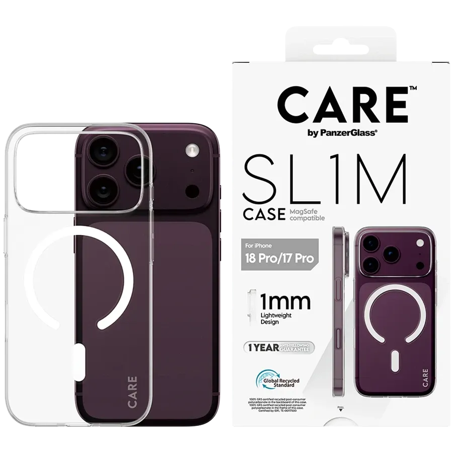 PANZERGLASS Case SL1M Case w. MagSafe თან MagSafe Transparent for iPhone 17 Pro/18 Pro – photo 1