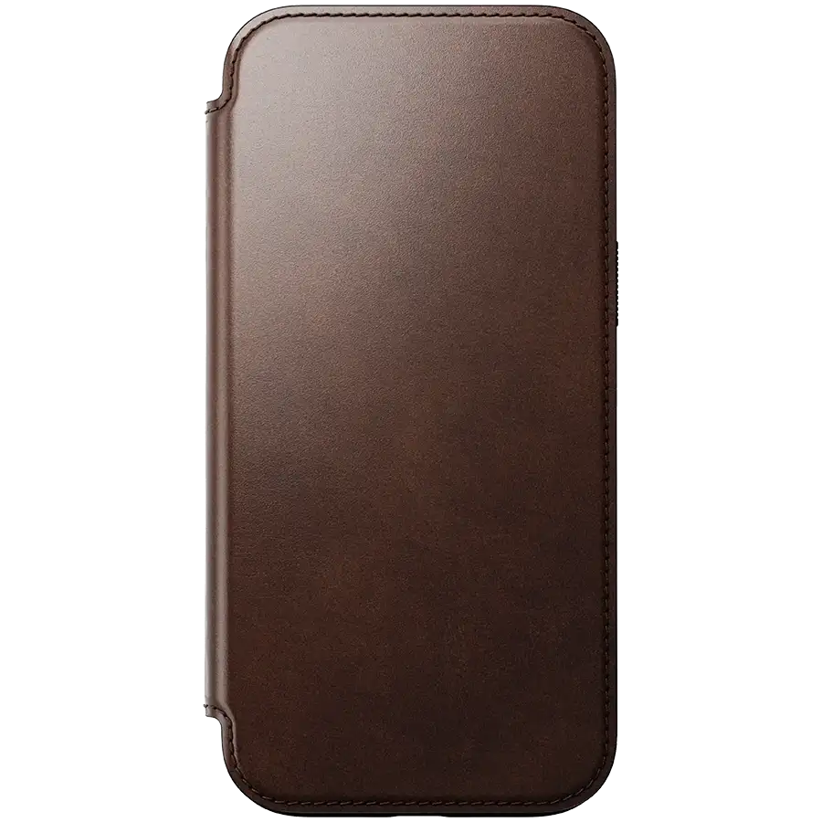 NOMAD Folio Case Folio Modern Horween თან MagSafe Rustic Brown for iPhone 17 Pro Max – photo 2