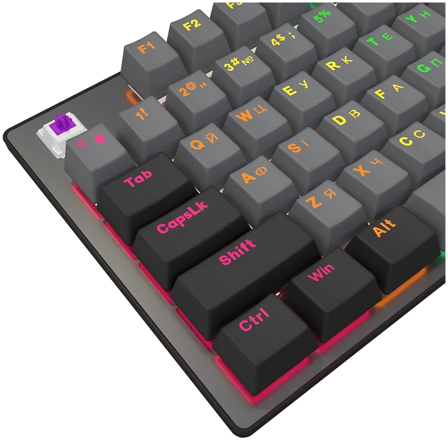 photo 4 - Игровая клавиатура проводная LORGAR Azar 514 RGB Wired White (LRG-GK514W-UA)