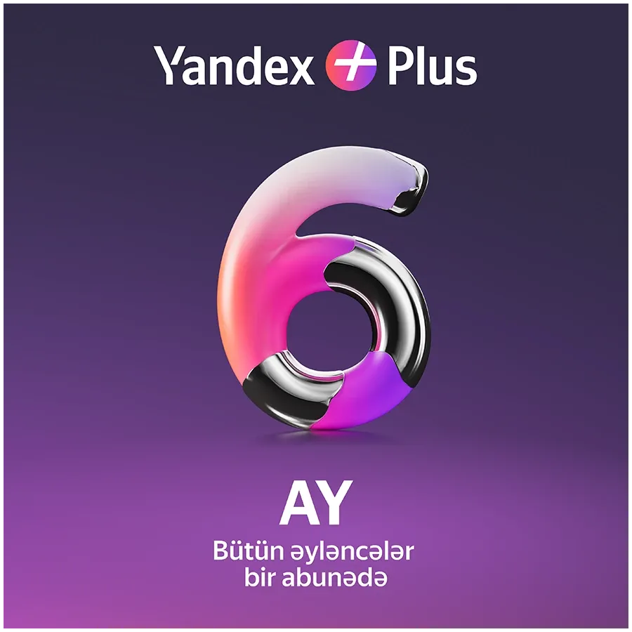 6 aylıq Yandex Plus abunəliyi – photo 1