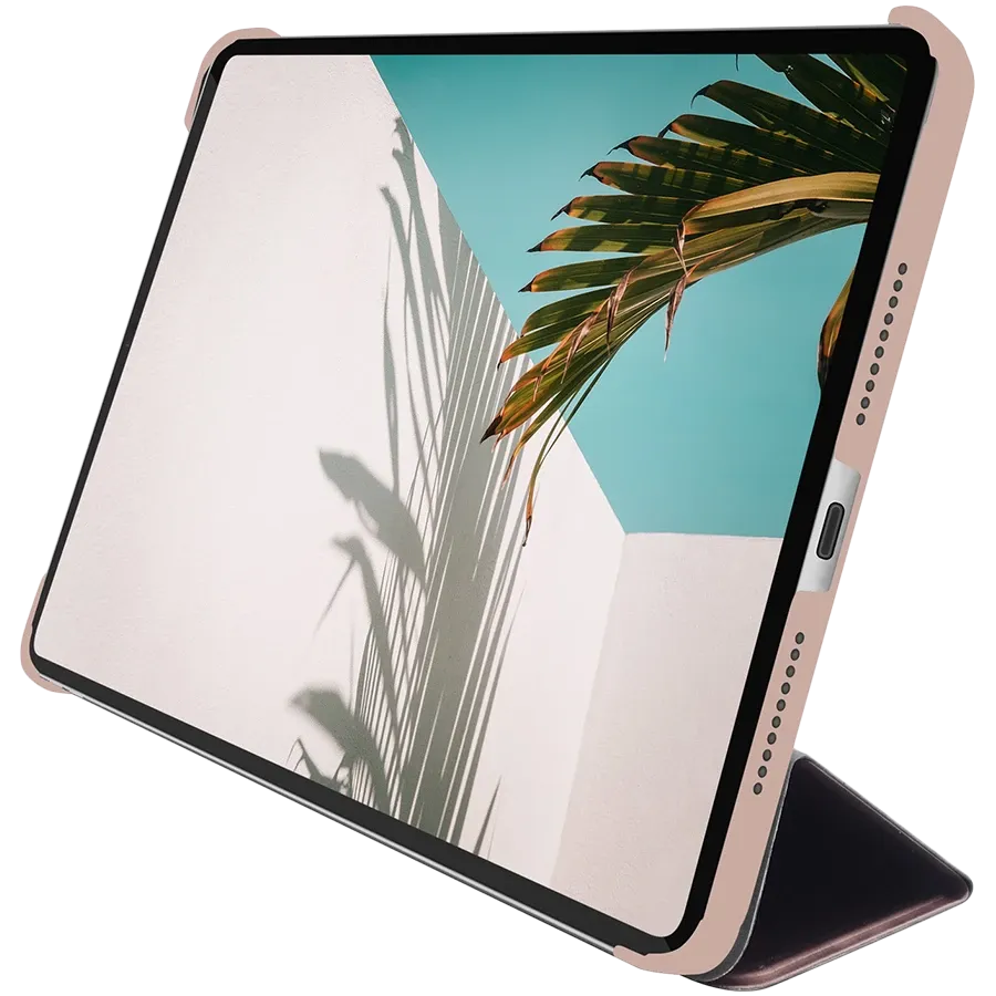 photo 2 - Обложка Smart Folio MACALLY Bookstand Розовая для iPad mini (6-го поколения)