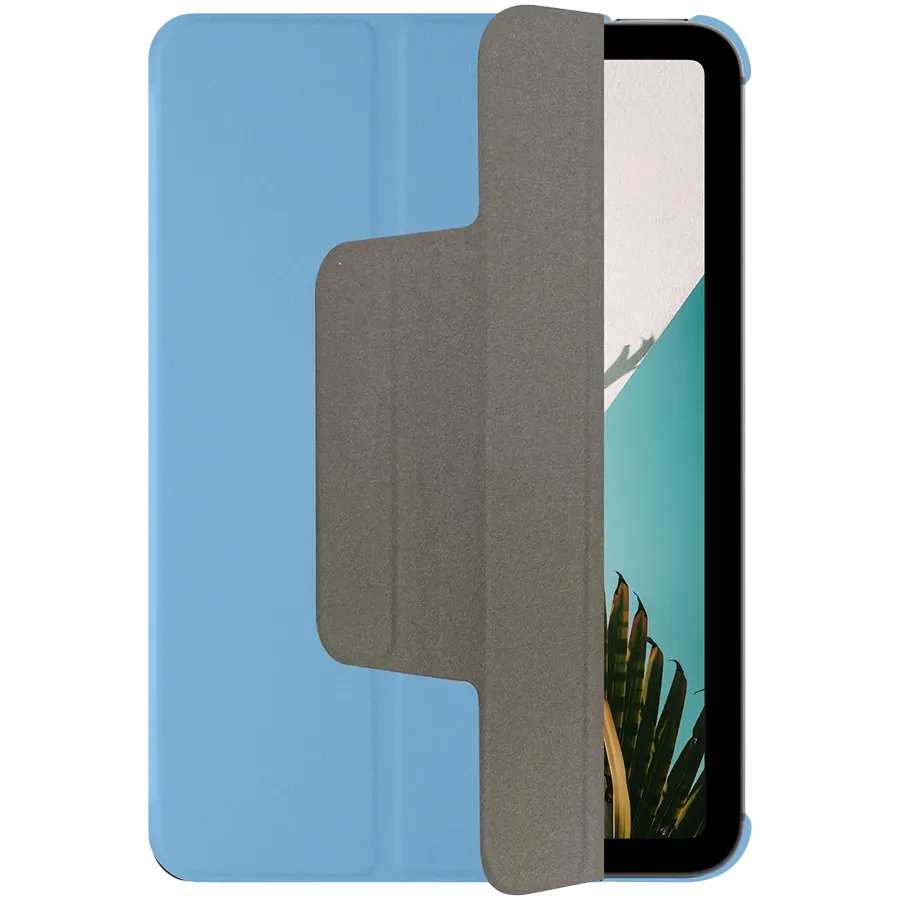 photo 1 - Обложка Smart Folio MACALLY Bookstand Синяя для iPad mini (6-го поколения)