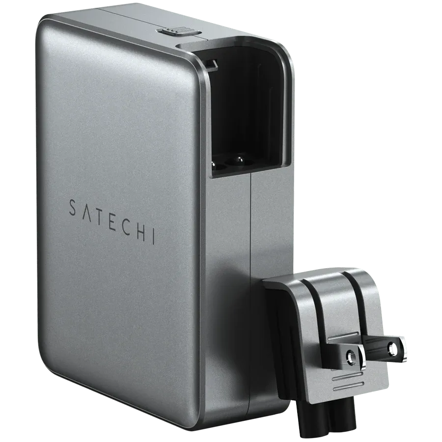 photo 3 - Qidalanma adapteri SATECHI USB-C, 145 Vt, Boz