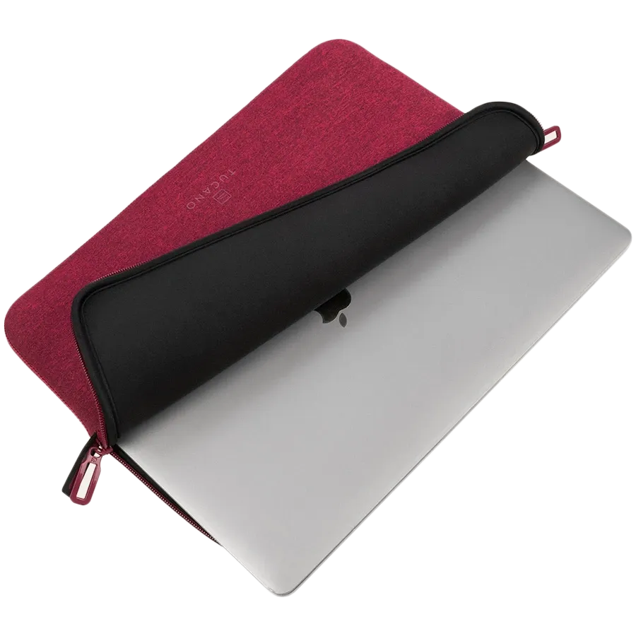 photo 4 - TUCANO Sleeve MELANGE  Burgundy for MacBook Pro 16/Notebook up to 15.6"
