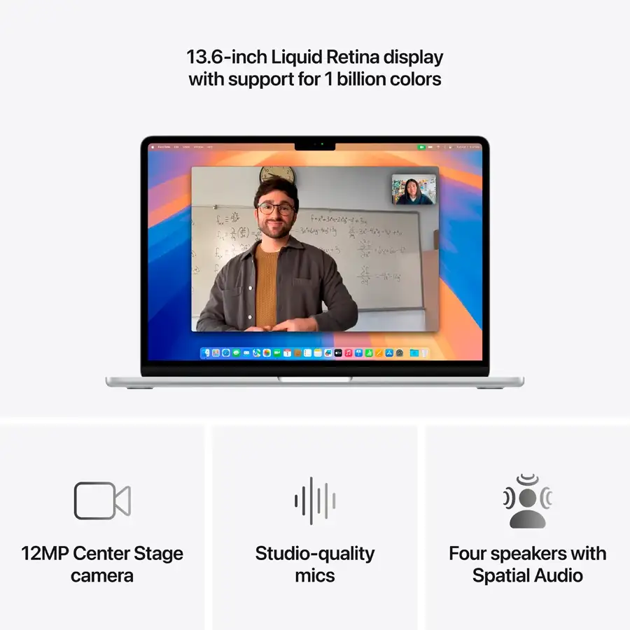 MacBook Air 13.6"  M4 (10C CPU/8C GPU), 16 GB, 256 GB, Silver – photo 5
