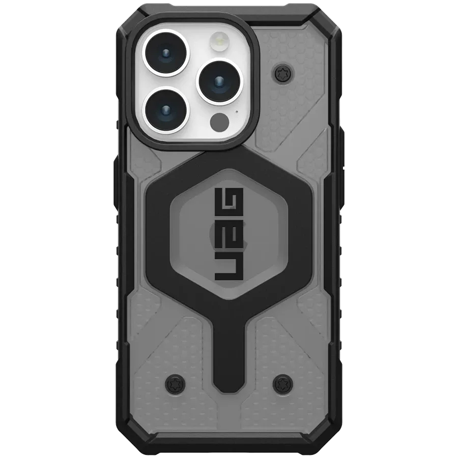 photo - Чехол UAG Pathfinder с MagSafe для iPhone 16 Pro, Пепельный