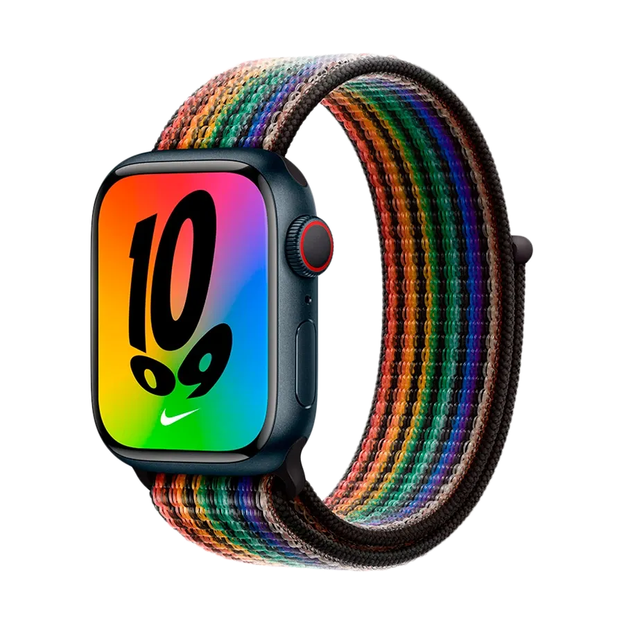 photo 2 - Kəmər Apple Nike Sport Loop, Apple Watch üçün, 38/40/41 mm, Pride Edition